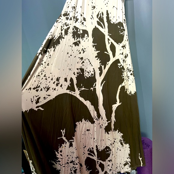 Bel Kazan Tree Print Button Strap Maxi - size M - Picture 2 of 4